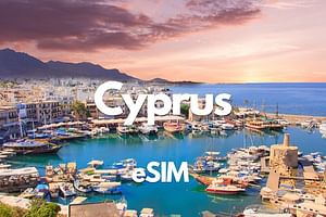 Cyprus Data eSIM 0.5GB daily to 50GB 30 Days