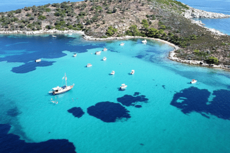Exclusive Private Cruises to Blue Lagoon & Diaporos – Discover Vourvourou’s Hidden Paradise