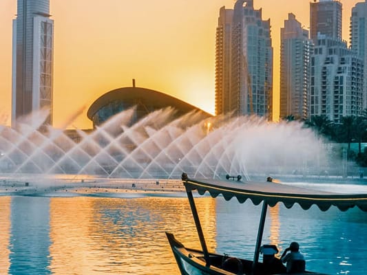 Dubai Fountain Lake Ride Ticket