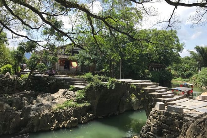 Private Day Tour Huangyao Old Town in Hezhou from Guangzhou by Round-way Train 