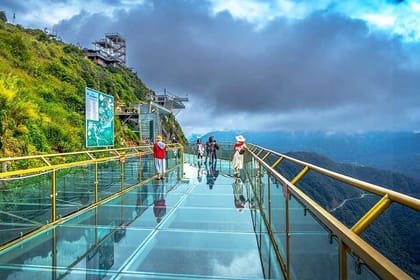 Sapa Dragon Cloud Glass Bridge and Silver Waterfall Half-Day Tour