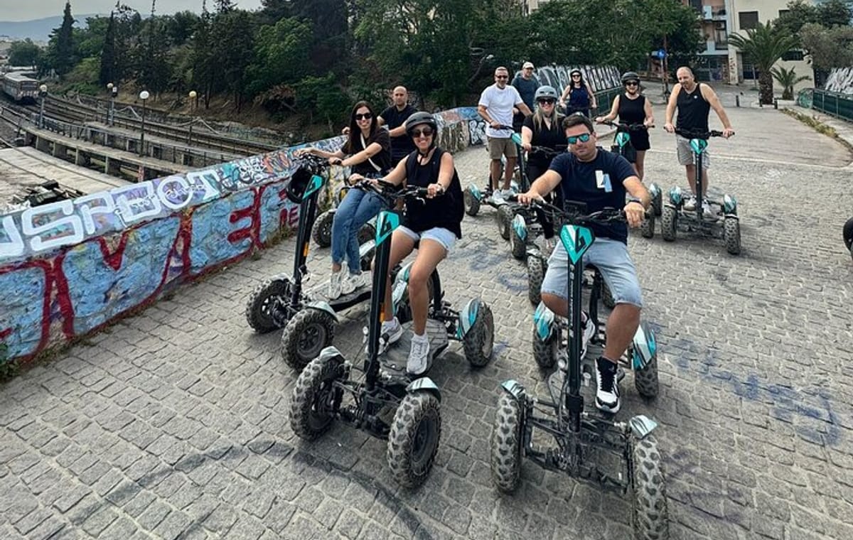 Modern Athens Electric ATV Scooter Tour