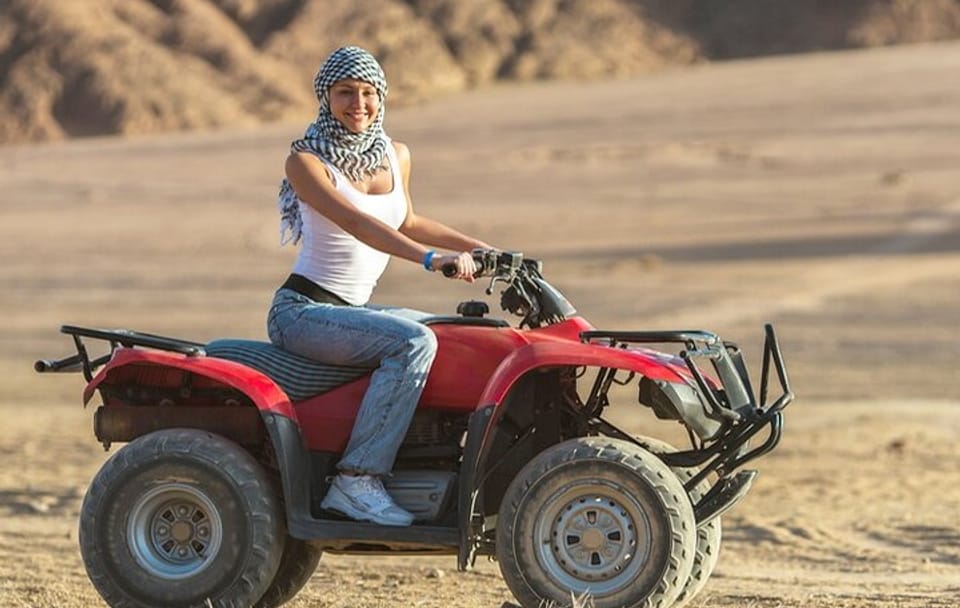 Quad with Camel Ride & Bedouin village, Dinner From Marsa Alam