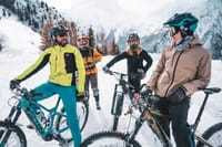 Snow mounain bike tour