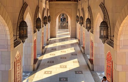 Cultural Tour of Sultan Qaboos Grand Mosque in Muscat