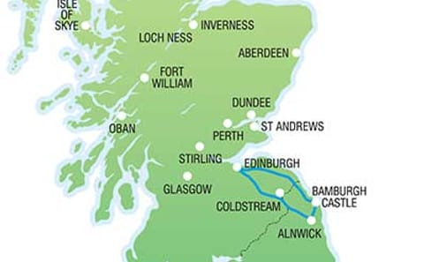 Alnwick and Bamburgh Castle Tour from Edinburgh