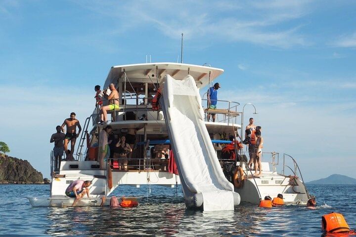 Coral Island, Promthep Cape & Sunset Dinner with Power Catamaran