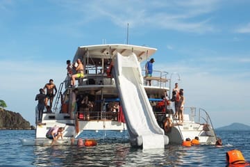 Coral Island, Promthep Cape & Sunset Dinner with Power Catamaran
