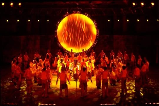 Fire of Anatolia at Ancient Aspendos Arena from Belek