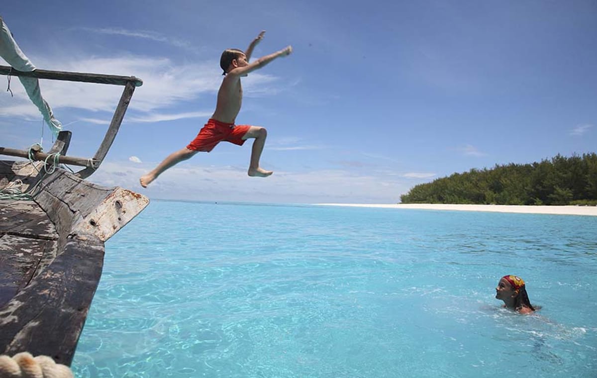 PRIVATE MNEMBA ATOLL Dhow Boat Excursion from Kendwa/Nungwi
