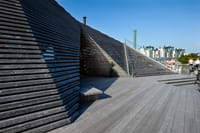 The design café and public sauna Löyly is on our route.