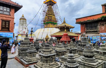 Walking Tour to Swayambhunath Monkey Temple in Kathmandu