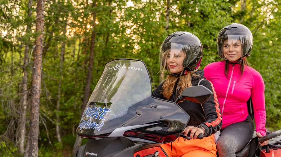 Midnight Sun quad bike safari, Pure Lapland, Rovaniemi Lapland