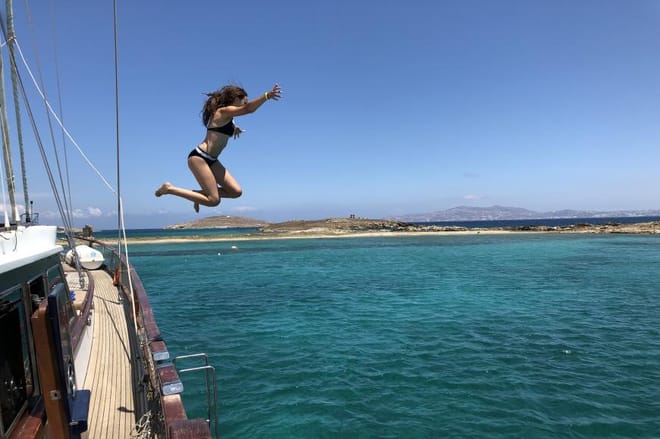 Semi-Private Sailing Yacht Cruise to Rhenia Island & Guided Tour of Delos photo 6