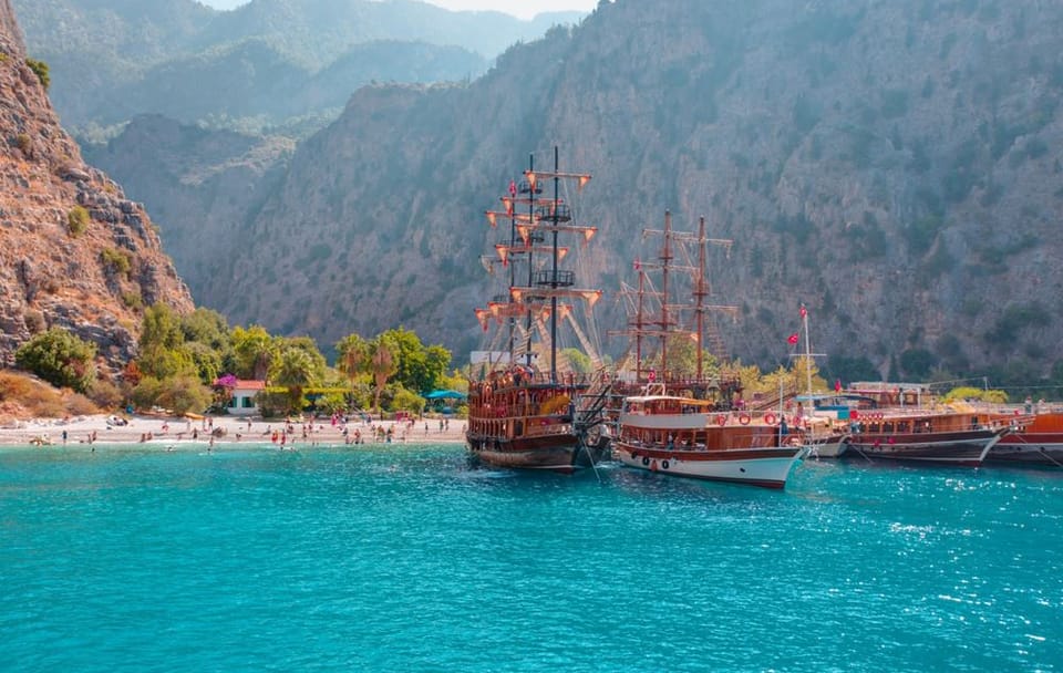 Butterfly Valley Boat Tour with Lunch from Fethiye