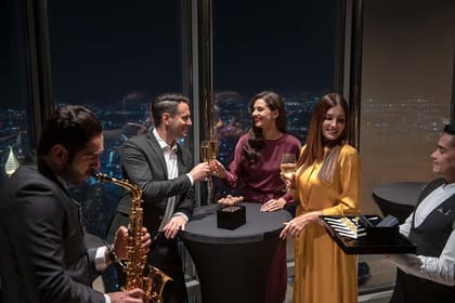 Premium Access to Burj Khalifa Ticket, The Lounge 152 ,153 & 154