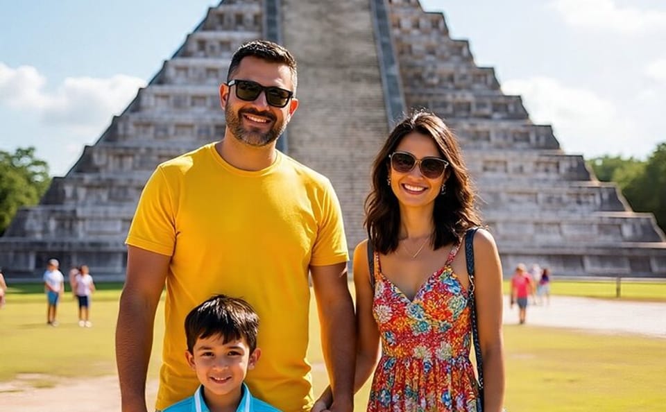 Chichen Itza Cenote Hubiku and Valladolid Private Tour with lunch