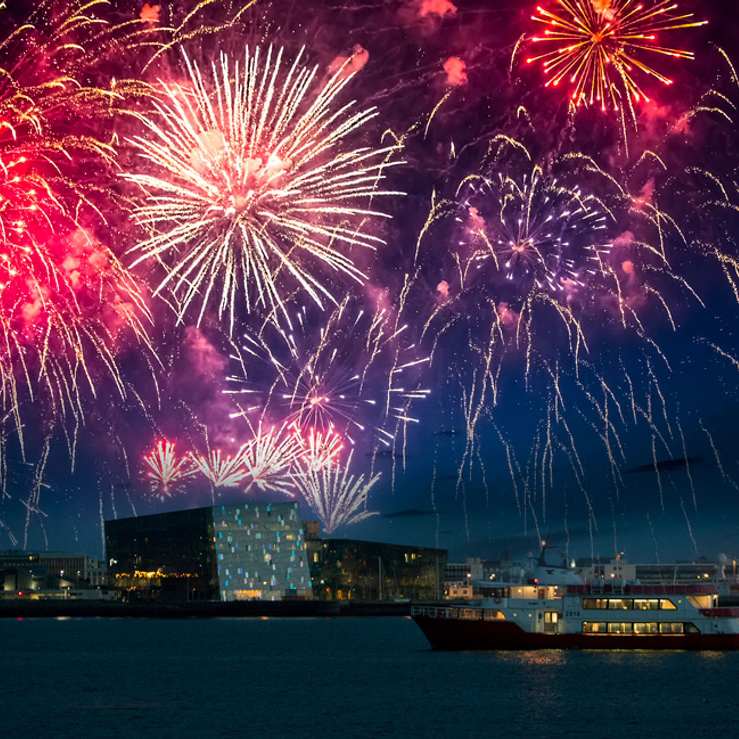 Reykjavík New Year's Eve Celebration at Sea