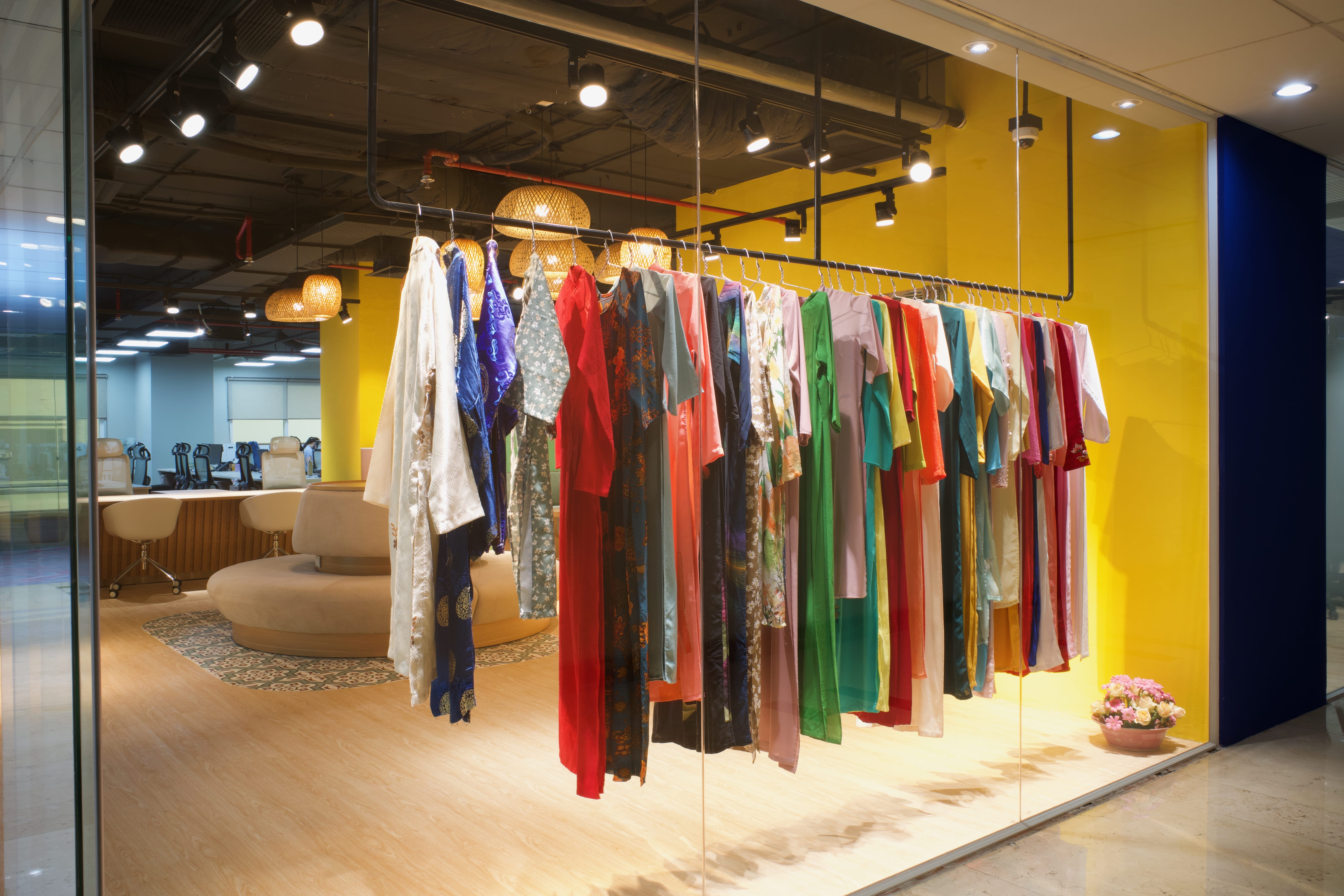We have a wide selection of colorful Ao Dai
