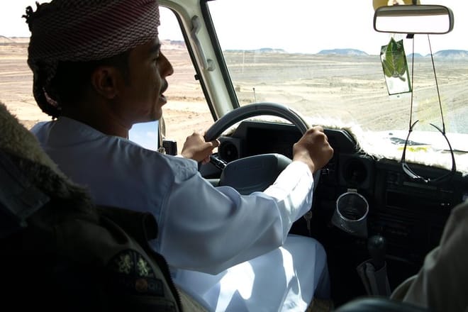 Bedouin Driver White desert Egypt