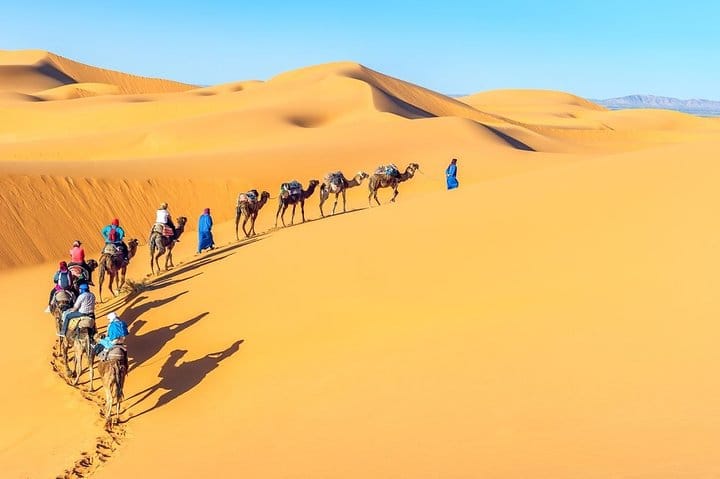 7 days tour from Casablanca to Sahara via Chefchaouen