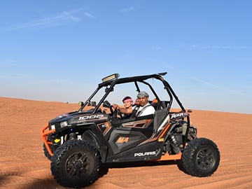 Dubai Private Red Dune Buggy Safari with BBQ Dinner in VIP Camp