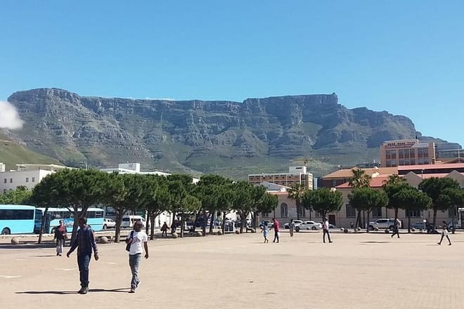 Parade with Table Mountain Background