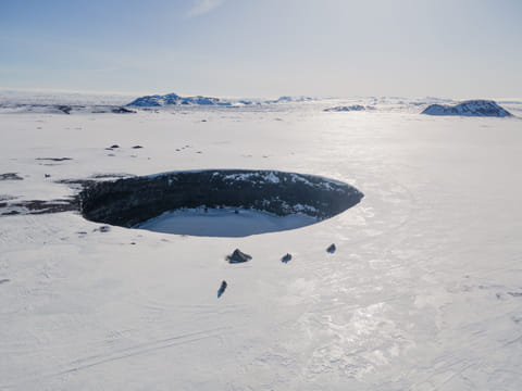 Lake Mývatn 1.Hour Snowmobile Safari, photo 4