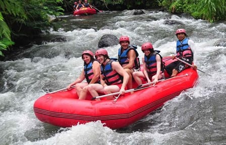 White Water Rafting on Telaga Waja River in Bali