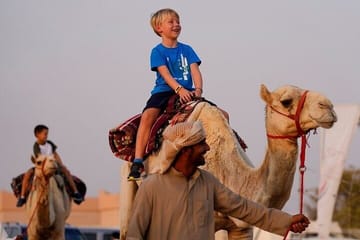 Camel Riding Adventure in Hurghada's Desert Landscapes