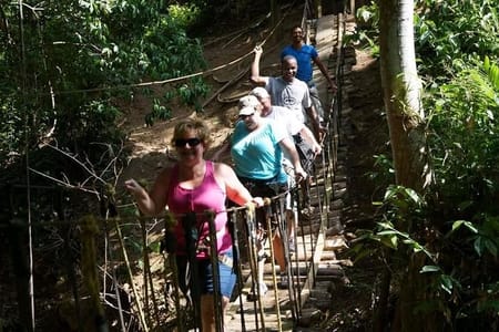 3 Combo Excursion Zip line, suspension bridge and beach