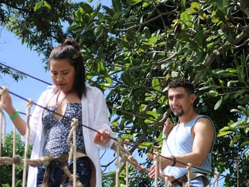 Zip Line Adventure and Sloth Park Tour in Roatan, Honduras
