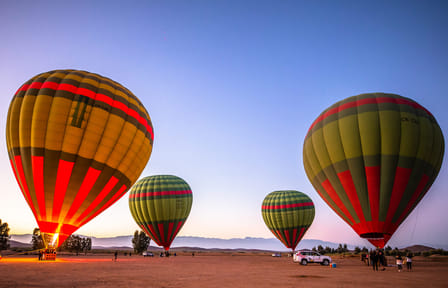 Hot Air Balloon Tour Over Marrakech's Scenic Landscape