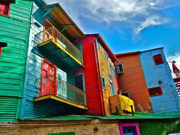 The famous La Boca Neighborhood