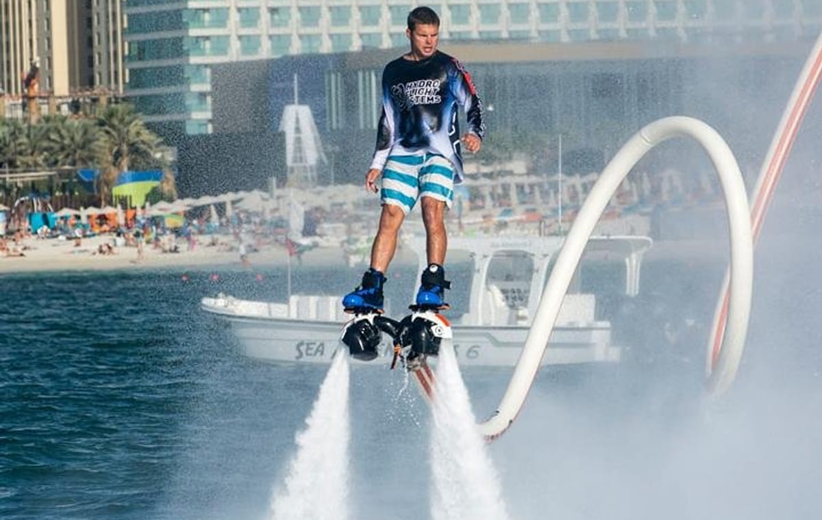Jet Blade Flyboard Experience