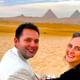 Couple at the Pyramids of Giza