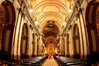 Inside the Metropolitan Cathedral.