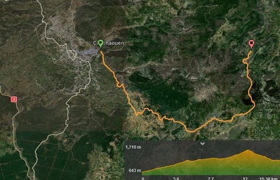 2 days trekking from Chefchaouen to Akchour