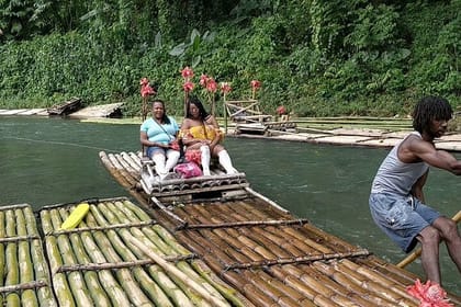Bamboo Rafting with Limestone foot or Full Body Massage in Montego Bay
