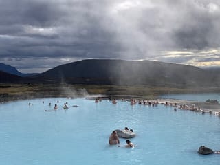 Nature Bath Lake Myvatn
