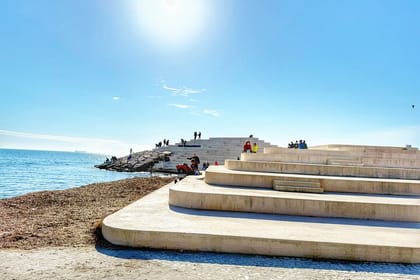 From Tirana: Durres city & Golem beach, Sun & History Day Trip