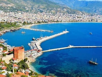 Alanya City Tour with Cable Car Ride and Dimçay Boat Trip