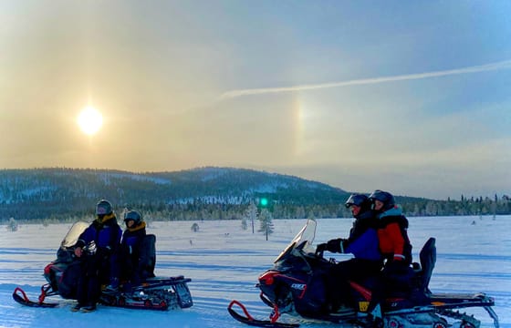 Private snowmobile safari 2,5 h