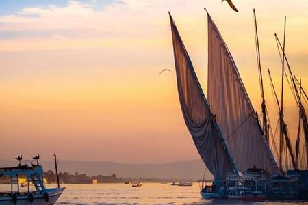Private 2 Hour Felucca Sunset Sail in Luxor