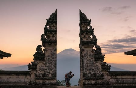 Candidasa Gate of Heaven Temple Cultural Tour in Bali