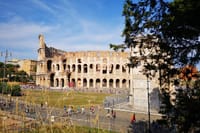 colosseum view from the palatine hill