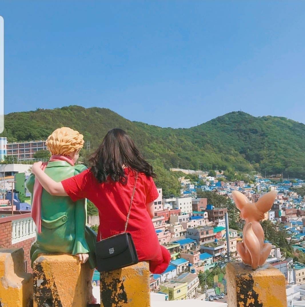 The Little Prince photo spot in Gamcheon Culture Village