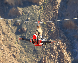 AlUla Zipline experience