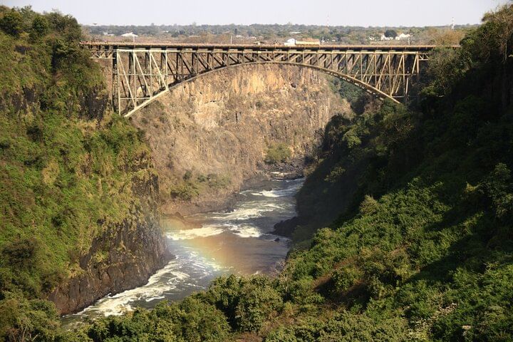 Guided Tour of the Victoria Falls on the Zambian side