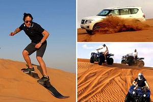 Desert Safari, Quad Bike, Sand Boarding, Camel Ride, Camp Dinner